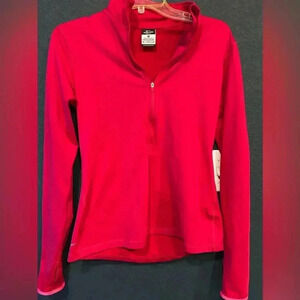 Neon Pink / pink Swoosh Nikepro Zip-Up